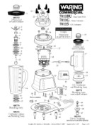 Waring 7011G Parts List and Exploded Diagram
